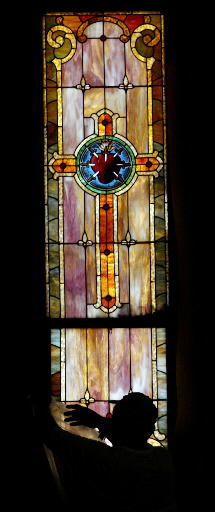 Santa Cruz Church window